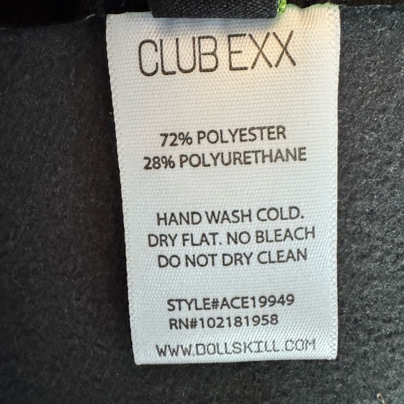 NWOT Club Exx by Dolls Kill Mirrored Color Block Moto Jacket, Sz M& Skirt Sz S - Picture 13 of 16